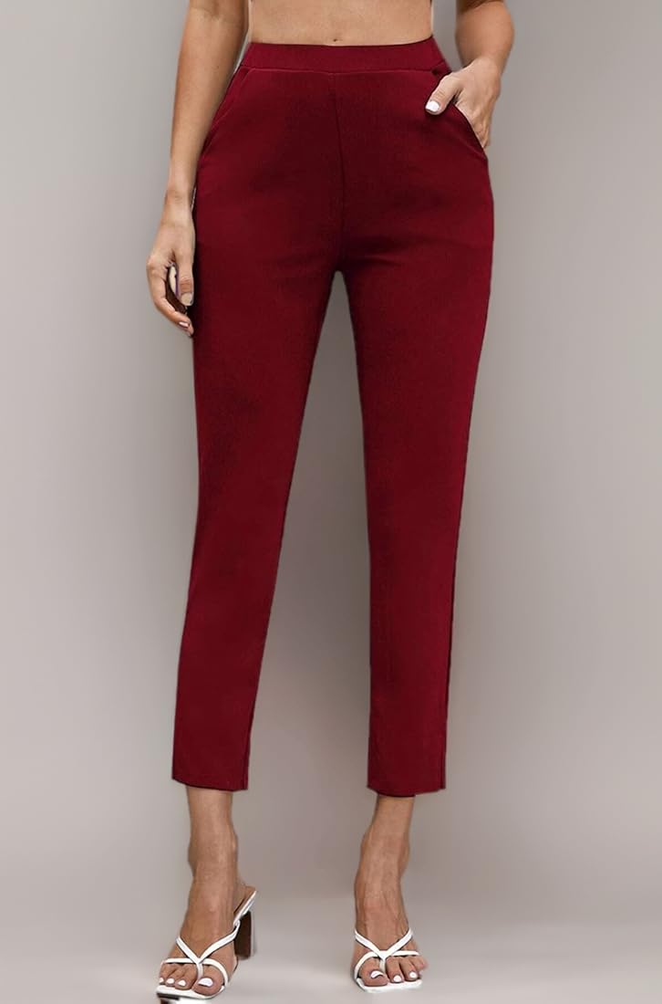 パンツ J.B. ATTIRE High Waist Trousers Pants Buy J B Fashion Trousers Pants for Women | Trousers Pant for